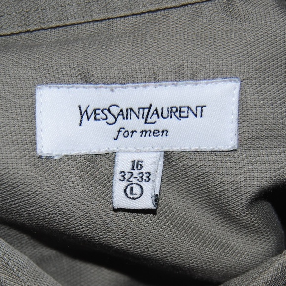 YSL Grey button down - Picture 6 of 6